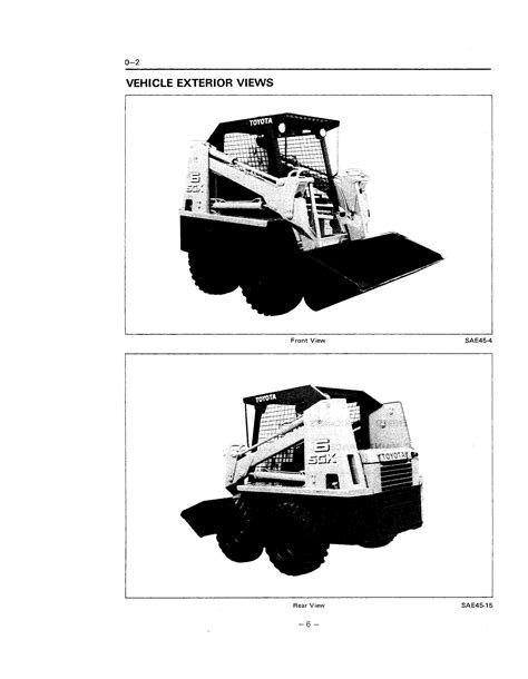 Toyota Skid Steer Sdk6 8 Repair Manual 